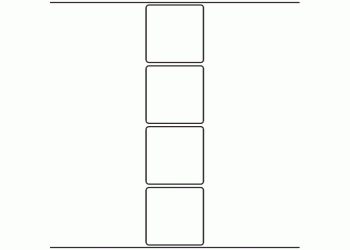 60mm x 60mm - 1,100 blank labels per roll