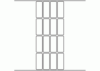 23mm x 60mm - 4,400 blank labels per roll