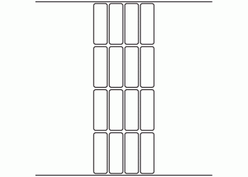 20mm x 60mm - 4,400 blank labels per roll
