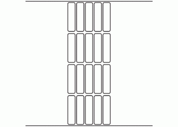 15mm x 59mm - 5,500 blank labels per roll