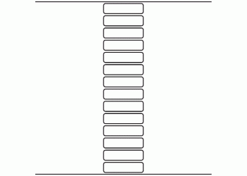 59mm x 15mm - 3,850 blank labels per roll