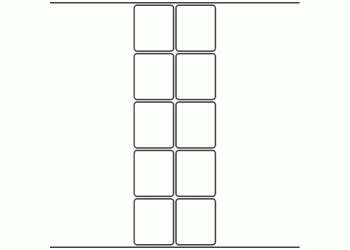 48mm x 56mm - 2,360 blank labels per roll