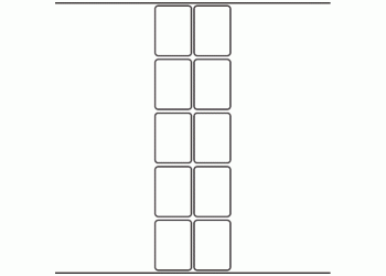 40mm x 55mm - 2,360 blank labels per roll