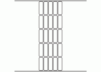 17mm x 55mm - 5,900 blank labels per roll