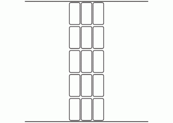 26mm x 54mm - 3,540 blank labels per roll