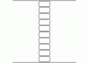 54mm x 26mm - 2,300 blank labels per roll