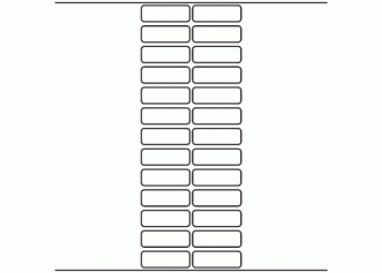 51mm x 17mm - 6,500 blank labels per roll
