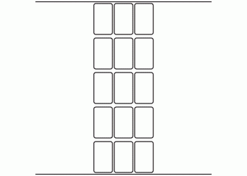 30mm x 50mm - 3,750 blank labels per roll