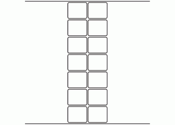 48mm x 40mm - 3,000 blank labels per roll
