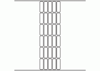 15mm x 46mm - 7,100 blank labels per roll