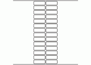 46mm x 15mm - 7,700 blank labels per roll