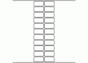45mm x 22mm - 5,520 blank labels per roll