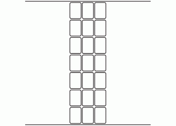 28mm x 40mm - 4,800 blank labels per roll