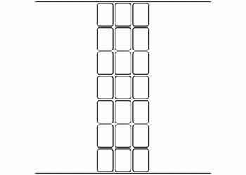 26mm x 37mm - 5,250 blank labels per roll