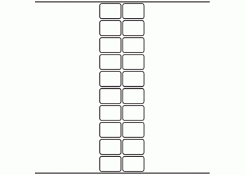 37mm x 26mm - 4,740 blank labels per roll