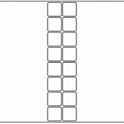 35mm x 35mm - 3,660 blank labels per roll