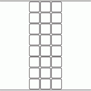 32mm x 32mm - 6,000 blank labels per roll