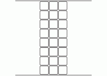 32mm x 32mm - 6,000 blank labels per roll