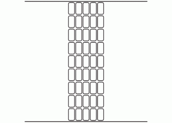 15mm x 29mm - 10,650 blank labels per roll