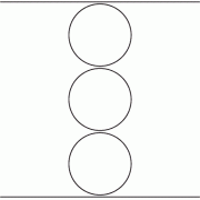 98mm dia - 690 blank labels per roll