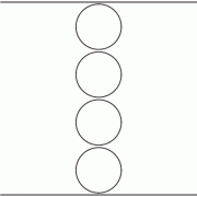 70mm dia - 950 blank labels per roll