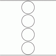 65mm dia - 1,000 blank labels per roll