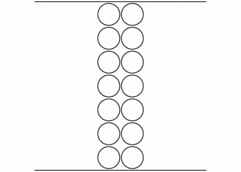 40mm dia - 3,200 blank labels per roll