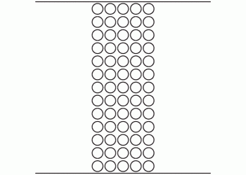 1126 - Label Size 16mm dia - 17,900 blank labels per roll