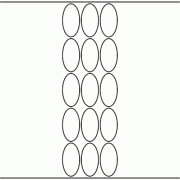 30mm x 58mm Oval - 3,450 blank labels per roll