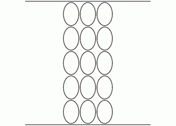 32mm x 48mm Oval - 4,110 blank labels per roll