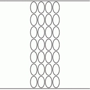 23mm x 40mm Oval - 6,400 blank labels per roll