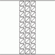 25mm Triangle - 14,220 blank labels per roll