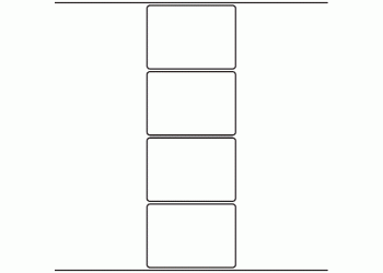 102mm x 73mm - 920 blank labels per roll
