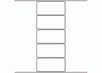 102mm x 48mm - 1,380 blank labels per roll