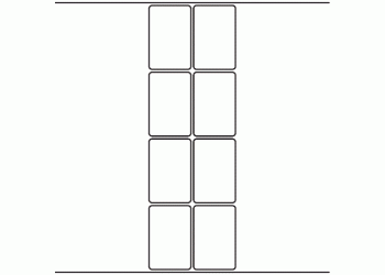 48mm x 73mm - 1,840 blank labels per roll