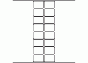 52mm x 35mm - 3,680 blank labels per roll
