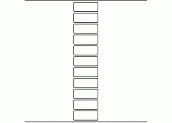 60mm x 23mm - 2,610 blank labels per roll