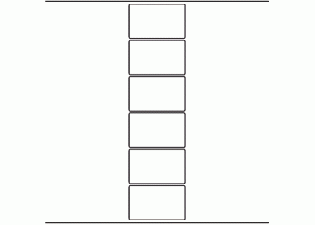80mm x 48mm - 1,360 blank labels per roll