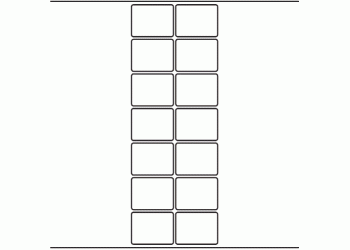 51mm x 39mm - 3,320 blank labels per roll
