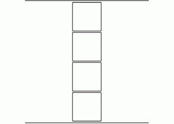 100mm x 100mm - 668 blank labels per roll