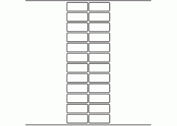 50mm x 21mm - 5,690 blank labels per roll
