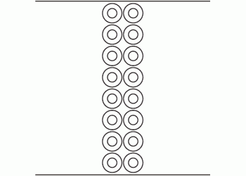 35mm dia Donut - 3,640 blank labels per roll