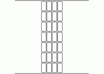 20mm x 40mm - 6,360 blank labels per roll
