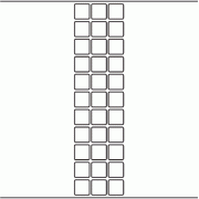 23mm x 23mm - 7,820 blank labels per roll