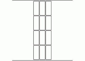 29mm x 74mm - 2,730 blank labels per roll