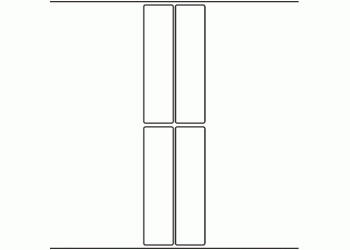 40mm x 160mm - 850 blank labels per roll