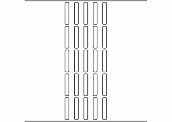 7mm x 40mm - 8,110 blank labels per roll