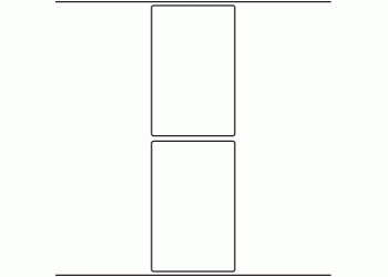 80mm x 125mm - 540 blank labels per roll