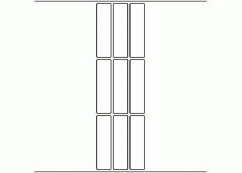 26mm x 97mm - 2,090 blank labels per roll