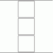 88mm x 88mm - 750 blank labels per roll